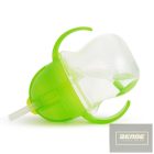 Munchkin itatópohár szívószálas súlyozott Tip and Sip 207ml 6hó zöld