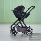 Petite&Mars Core Pro i-Size autósülés 40-87 cm (0-13 kg) - fekete-szürke