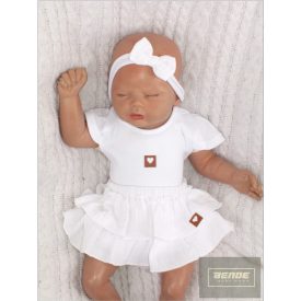   Zyzio&Zuzia 2 részes nyári szett pelenkatartó bugyi és fejpánt-fehér