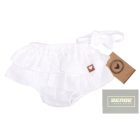 Zyzio&Zuzia 2 részes nyári szett pelenkatartó bugyi és fejpánt-fehér