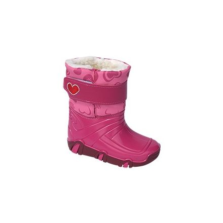 Gyerek gumicsizma bundás Winter pink 2