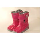 Gyerek gumicsizma bundás Winter pink 2