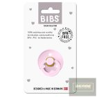 BIBS játszócumi - Colour natúr kaucsuk 0-6 hó babarózsaszín 1 db tasakban