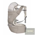 Kikkaboo kenguru 3in1 csípőüléses 5 hónapos kortól Chloe mesh bézs