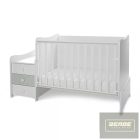 Lorelli Maxi Plus kombi ágy 70x160 -Milky & Milky Green ÚJ