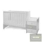 Lorelli Maxi Plus kombi ágy 70x160 -Milky & Milky Green ÚJ