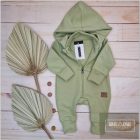 Z&Z Kazum pamut overál  levehető kapucnival/ olive green
