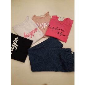 Chipi&Chips nagylány rövid ujjú póló  HYPE fekete