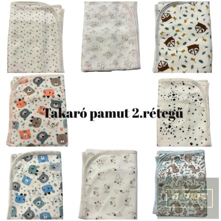 Wikids pamut pamut 1 rétegű 70×90-bézs kutyus -kétféle méretben