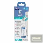 Chicco Perfect5 biofunkcionális cumisüveg 240 ml közepesen gyors  AJÁNLOTT KOR: 2H + kék