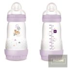 MAM cumisüveg Anti-Colic 2m+ Matt 260ml lányos
