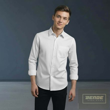 Chipi&Chips fiú hosszu ujjú fehér ing