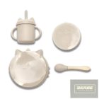 Lorelli Természetes szilikon 4 db-os étkészlet - Beige