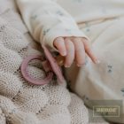 BIBS játszócumi - Colour natúr kaucsuk 0-6 hó cseresznyevirág 1 db