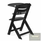 Kinderkraft etetőszék Enock fa -fekete