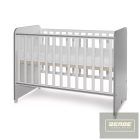 Lorelli Sweet Dream kiságy 60x120 - White Stone Stone Grey