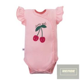EEVI rövid ujjú átlapolós BODY CHERRY roz