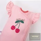 EEVI rövid ujjú átlapolós BODY CHERRY roz
