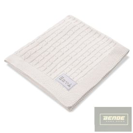 EEvi kötött pamut babatakaró 700332  100cmx75cm -ecrü