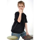 Pampress Gyermek rövid ujjú póló (fekete) [RPPAM00126]-unisex