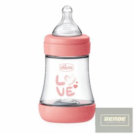   Chicco Perfect5 biofunkcionális cumisüveg 150 ml-rózsaszín