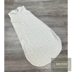   WIKIDS UJJATLAN VÉKONY PAMUT HÁLÓZSÁK FEHÉR/SZÜRKE Szívecskés