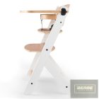 Kinderkraft etetőszék Enock fa fehér-natúr