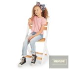 Kinderkraft etetőszék Enock fa fehér-natúr