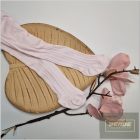 Zyzio&Zuzia Pamut harisnyanadrág jacquard mintával babáknak-púder 