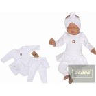 Zyzio&Zuzia Háromrészes kislány együttes-fehér