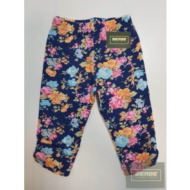 Rózsás térdnadrág -sötétkék