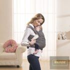 Chicco Boppy® ComfyFit csatos hordozókendő Grey 3,5kg-15kg-ig