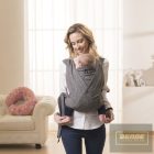 Chicco Boppy® ComfyFit csatos hordozókendő Grey 3,5kg-15kg-ig