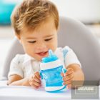 Munchkin tanulópohár Gentle 118ml 4hó kék