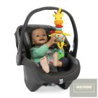 BRIGHT STARTS Játék dallamokkal C-karikán Pull, Play & Boogie™ zsiráf 0hó+
