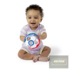 Bright Starts OBALL Játék Oball RATTLE GOALS™ 10 cm Red, White & Blue 0hó++