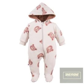 EEvi H&B kisfiú ,lábfejes pamut overál-bézs