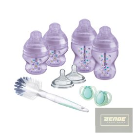   Tommee Tippee újszülött cumisüveg szett - Advanced Anti-Colic 9 db-os lila  0+