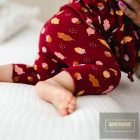 EEVI Fluffy Tails kislány leggings -bordó mintás