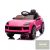 Chipolino Porsche Cayennee lektromos autó bőr üléssel - pink