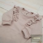 Zyzio&Zuzia  kislány fodros body -bézs álom