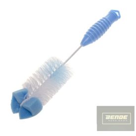 55042399 BabyBruin szivacsos cumisüveg tisztító kefe-kék
