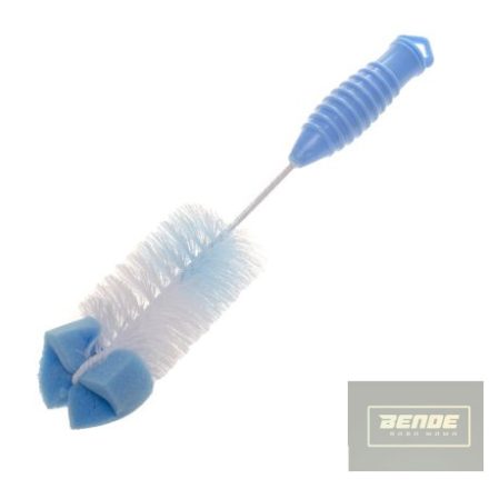 55042399 BabyBruin szivacsos cumisüveg tisztító kefe-kék