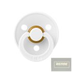 BIBS játszócumi - Colour natúr kaucsuk 0-6 hó hófehér 1 db