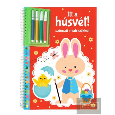 Itt a húsvét - Színező matricákkal és filctollal