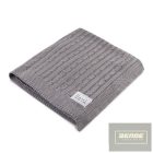 EEvi kötött pamut babatakaró  703675 100cmx75cm -szürke