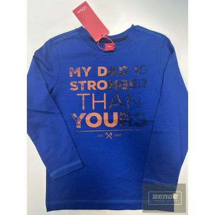 S.Oliver fiú hosszú ujjú felső -kék