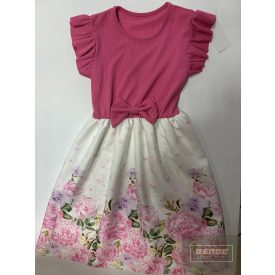 Rózsás ,  ruha -pink-fehér