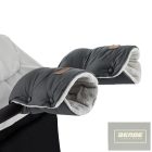 PETITE&MARS Kesztyű / Kézmelegítő babakocsira Jasie Charcoal Grey