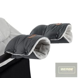   PETITE&MARS Kesztyű / Kézmelegítő babakocsira Jasie Charcoal Grey